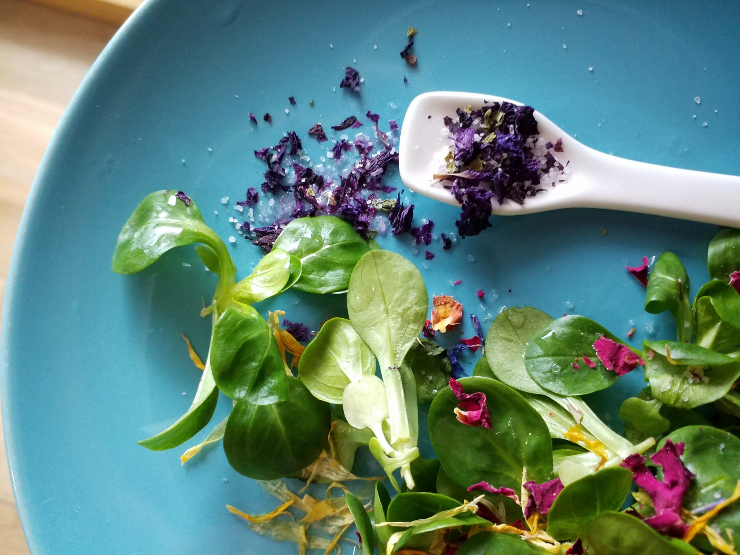 Insalata con fiori