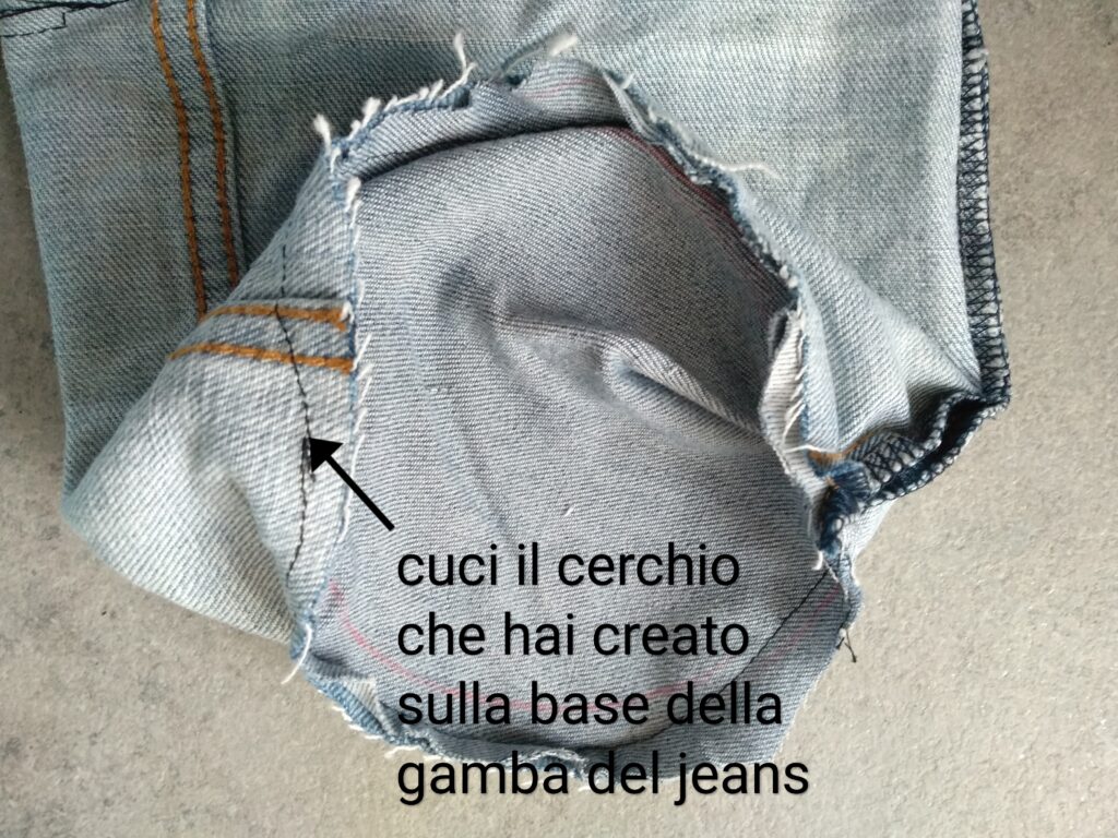 Coprivaso in jeans tutorial