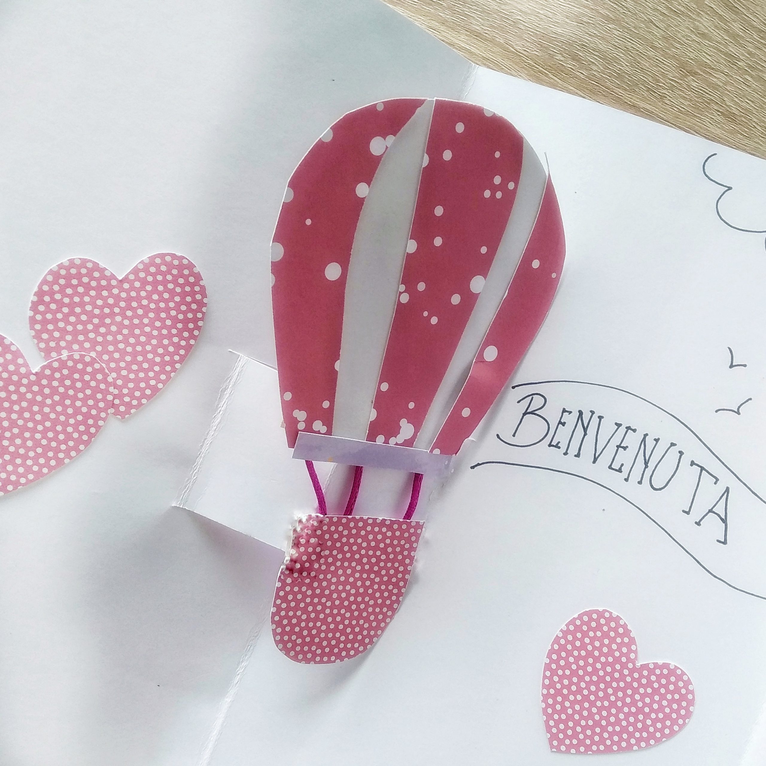 Biglietto 3d auguri fai da te